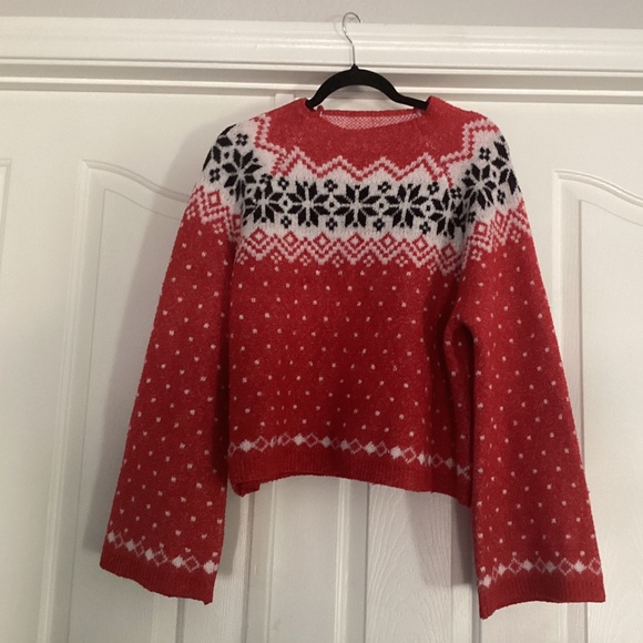 No Boundaries Sweaters - No Boundaries Women Sweater, Size XXL(20), Color Red, White, Black